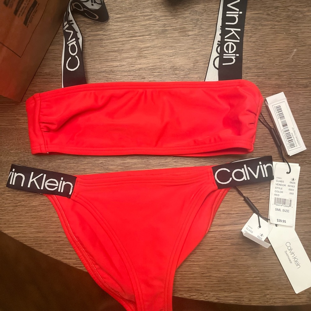 Brand new bathing suit with tags Calvin Klein swimwear